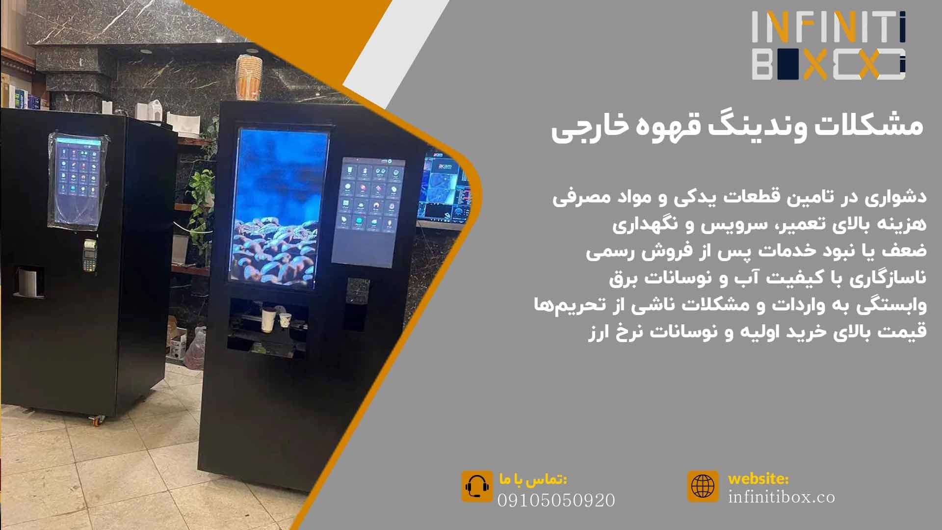 مشکلات وندینگ قهوه خارجی