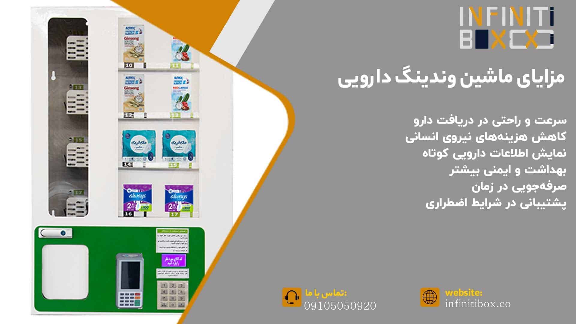 مزایای ماشین وندینگ دارویی